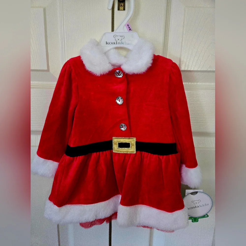 Koala Kids Festive Red and White Dress 6-9 Months Santaπ
Baby - Picture 1 of 3